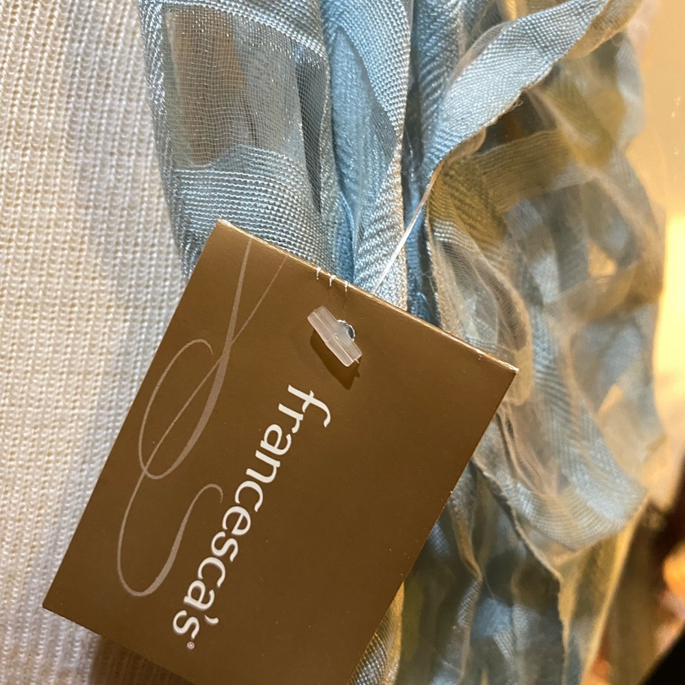 Beautiful blue/teal scarf